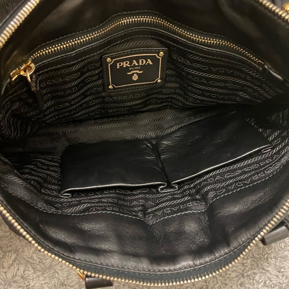 Prada Tessuto Gaufre Satchel- Black - Picture 10 of 12